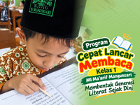 Program Cepat Lancar Membaca Kelas 1 di MI Ma’arif Mangunsari: Membentuk Generasi Literat Sejak Dini